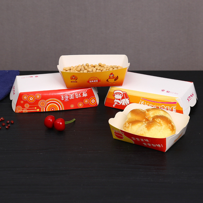 Custom Biodegradable Fried Chicken Long Box Lid Box Influencer Box Supplier Eco Friendly Food Packaging