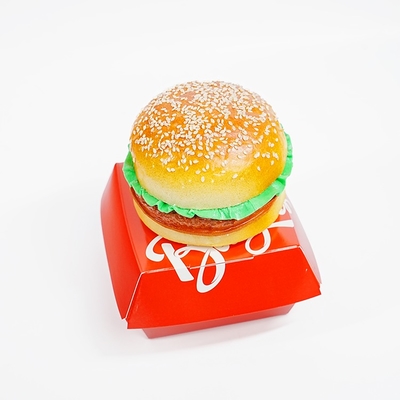 Low Price Customized Printing logo Eco-friendly Biodegradable Disposable Fast Food Burger Box