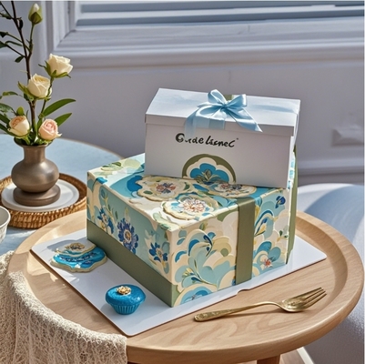 Luxury Customized Logo Baking Cake Food Grade Packaging Box Cake Preparation Cake Gift Box
