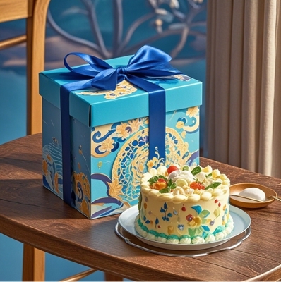 Luxury Customized Logo Baking Cake Food Grade Packaging Box Cake Preparation Cake Gift Box
