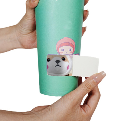 Customized Logo Size Disposable Food Milk Tea Coffee Surprise Blind Box Milk Paper Cup