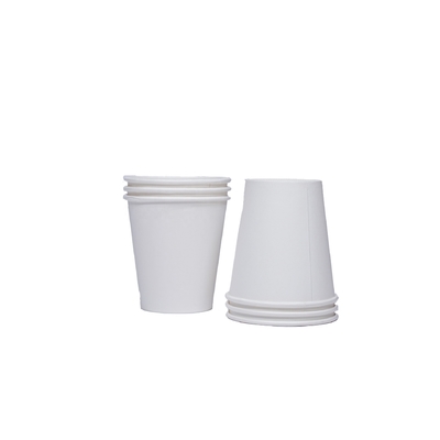 Eco-friendly Custom Size logo 100% Biodegradable Plastic Free Water-based Coating Customized Disposable Coffee Paper Cup