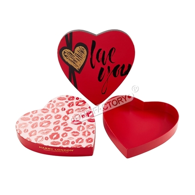 Valentine's Day Wholesale Customized Logo Chocolate Truffle Paper Packaging Gift Box Chocolate Box with Ribbon