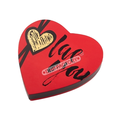 Valentine's Day Wholesale Customized Logo Chocolate Truffle Paper Packaging Gift Box Chocolate Box with Ribbon