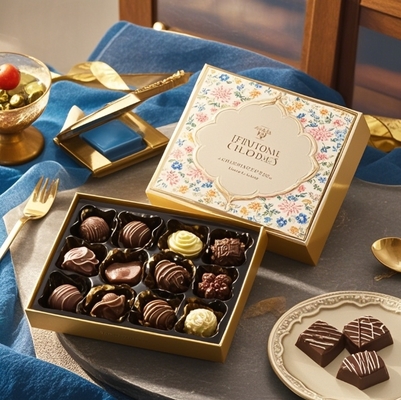 Wholesale Customized Chocolate Packaging Boxes Luxurious Logos Customized Chocolate Gift Boxes