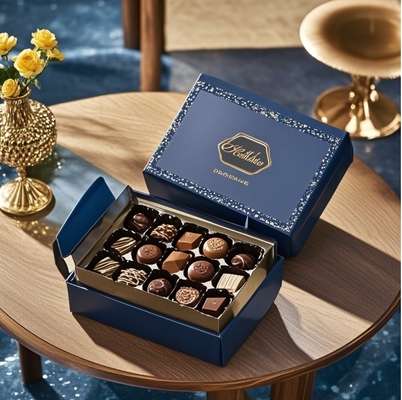 Wholesale Customized Chocolate Packaging Boxes Luxurious Logos Customized Chocolate Gift Boxes