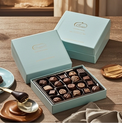 Wholesale Customized Chocolate Packaging Boxes Luxurious Logos Customized Chocolate Gift Boxes